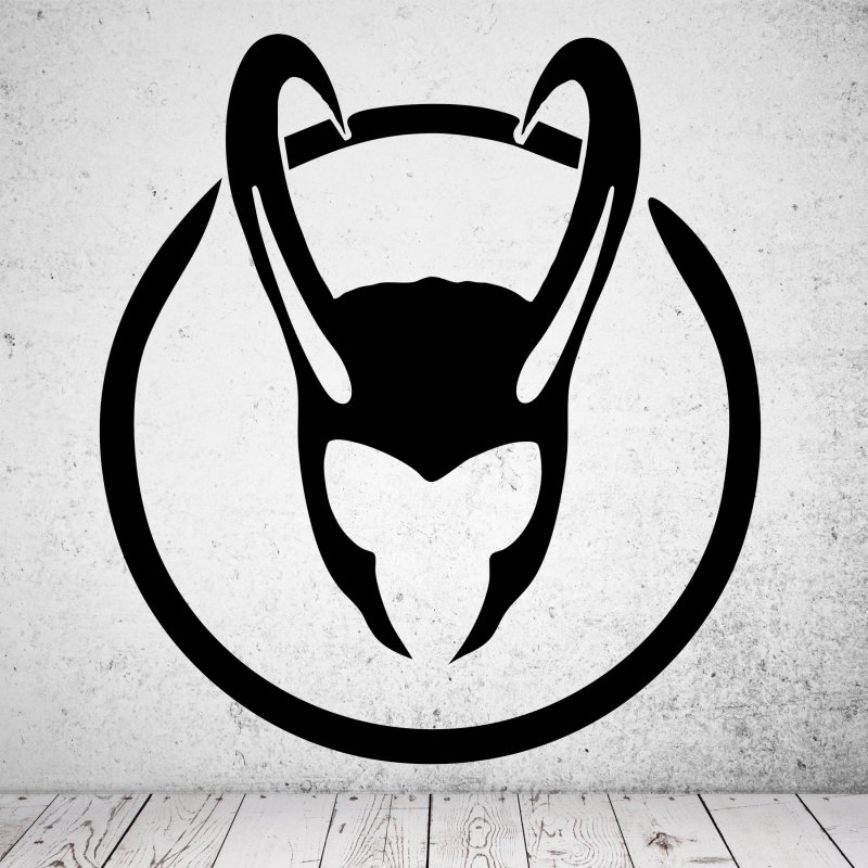 Preview: Wandtattoo Loki Symbol Preview: 46235 Loki Symbol Wandsticker